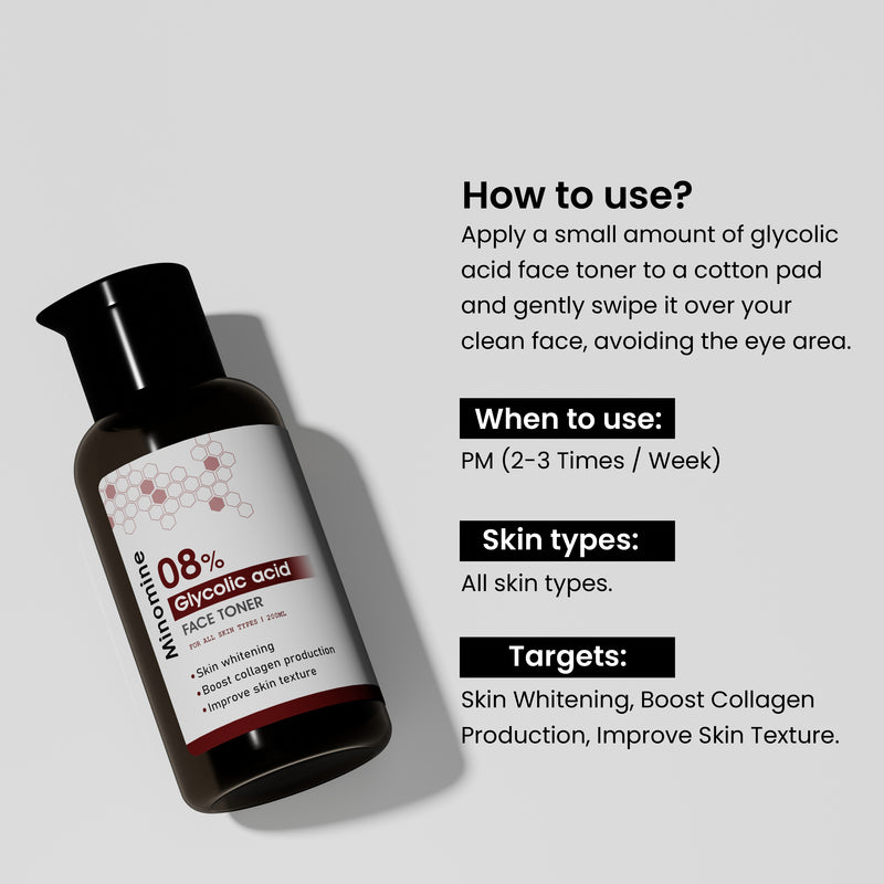 8% Glycolic Acid Face Toner