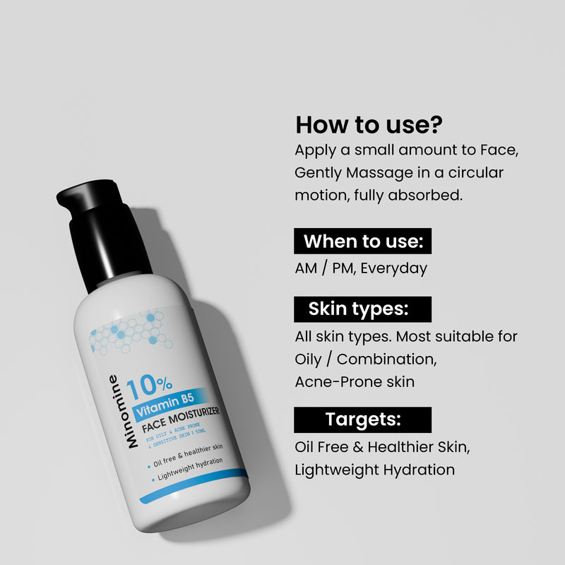 10% Vitamin B5 Face Gel Moisturizer