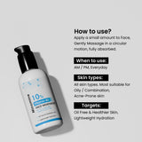 Oily Skin Gamechangers Skincare Routine Kit for Unisex | Salicylic Acid Cleanser, Niacinamide Serum, Vitamin B5, Glycolic Acid Toner & SPF 50 Sunscreen  | Combo Set