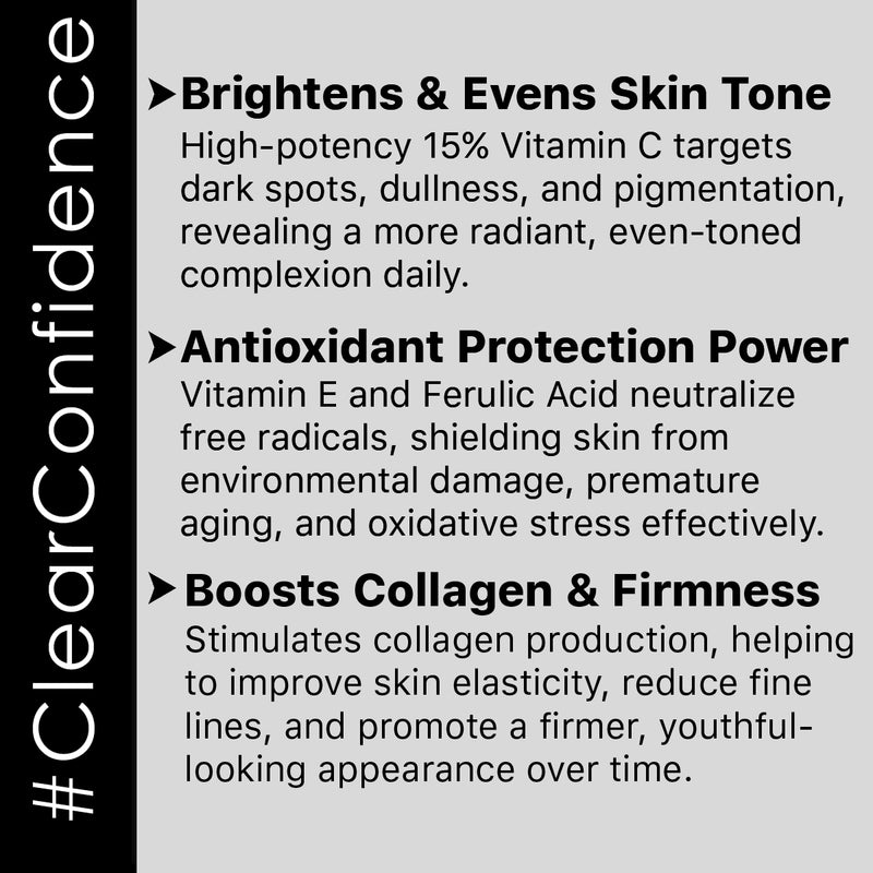 15% Vitamin C + E + Ferulic Acid Face Serum