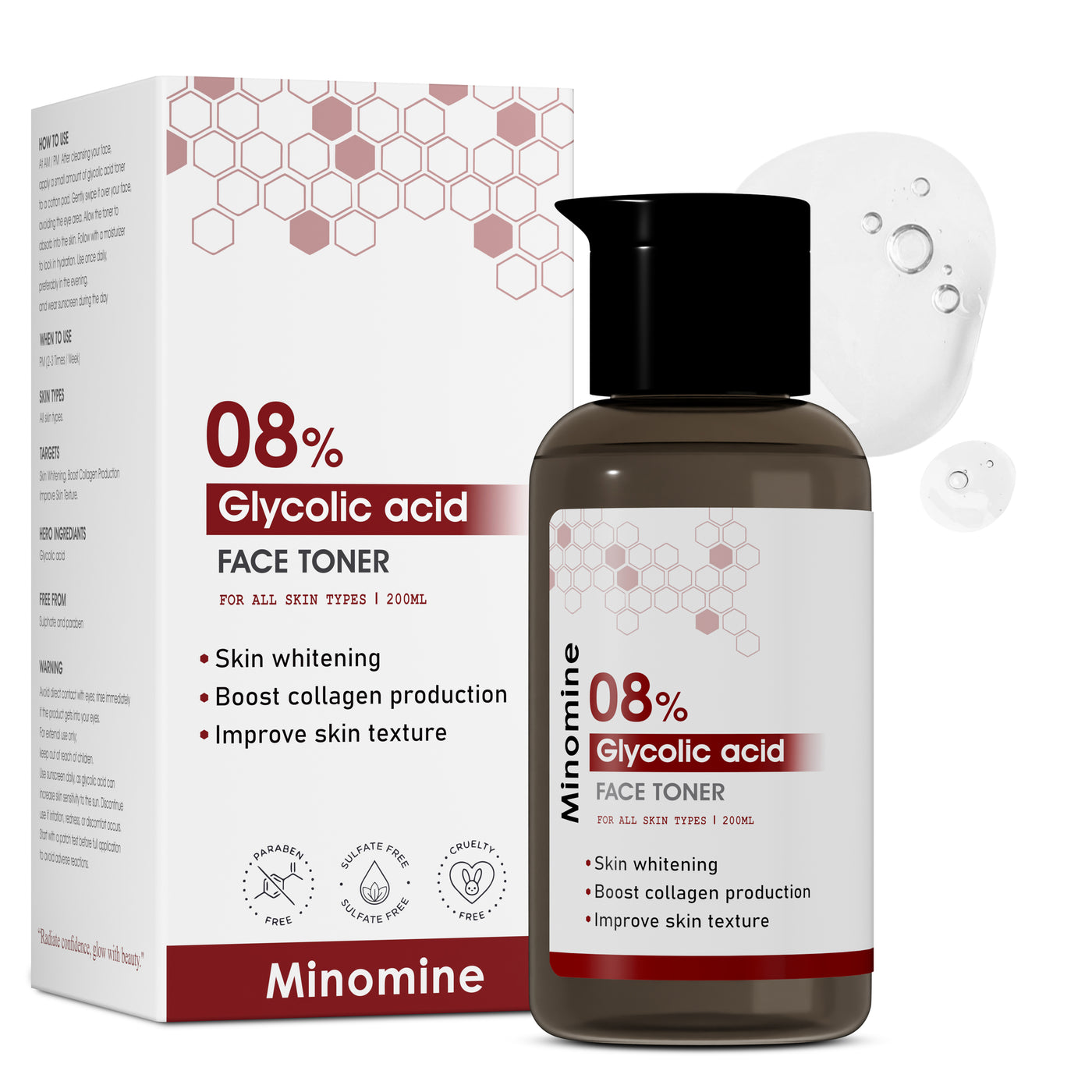 8% Glycolic Acid Face Toner