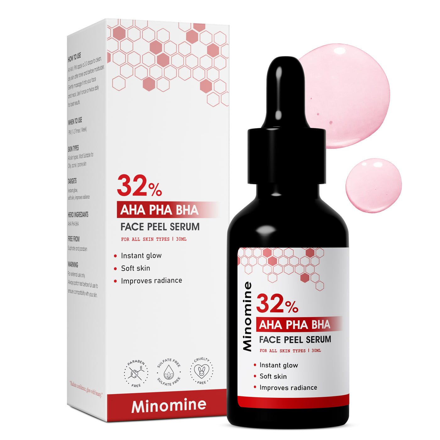 32% AHA BHA PHA Face Serum