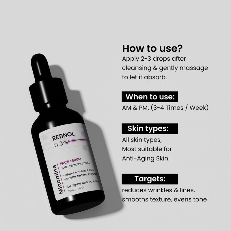 0.3% Retinol Acid Face Serum