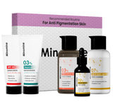 Anti-Pigmentation Skin Gamechangers Skincare Routine Kit for Unisex | Alpha Lipoic Cleanser,  Alpha Arbutin Serum, PHA Toner,  Sepicalm Moisturizer & SPF 50 Sunscreen | Combo Set