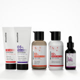 Youthful (Aging) Skin, Gamechangers Skincare Routine Kit for Unisex | 2% Salicyclic Acid Cleanser, Retinol Serum & SPF 60 Moisturizer | Combo Set